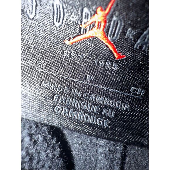 Jordan Men's Flight MVP Drawstring Fleece Jogger Sweatpants Black Size Small - Picture 9 of 14